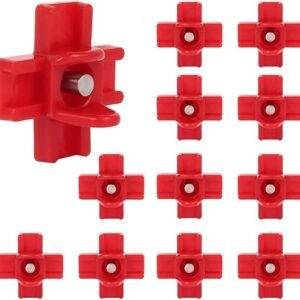 automatic horizontal poultry drinker – easy install, leak proof chicken water nipples | poultry farm drinker for hens, birds & quails (12 pack)